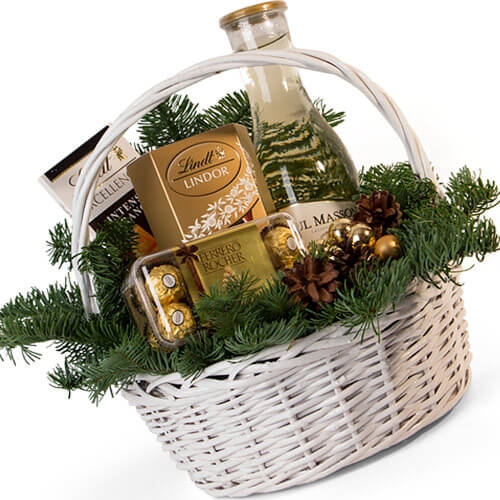 Новогодняя корзина "Снежная"